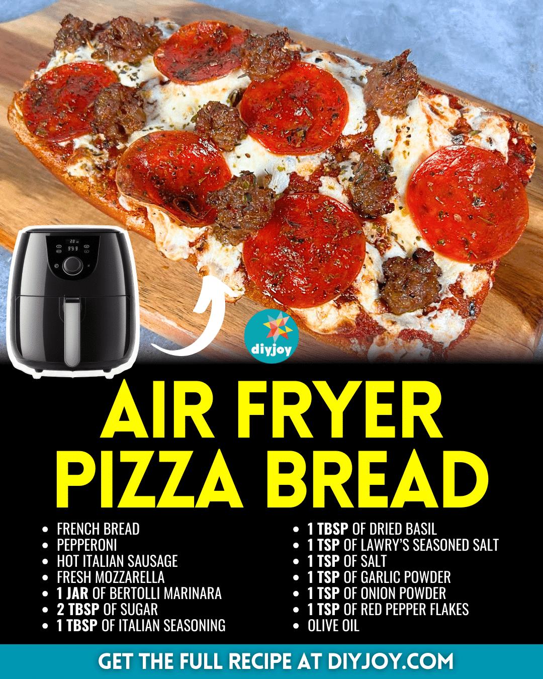 Easy Air Fryer Pizza Bread Recipe