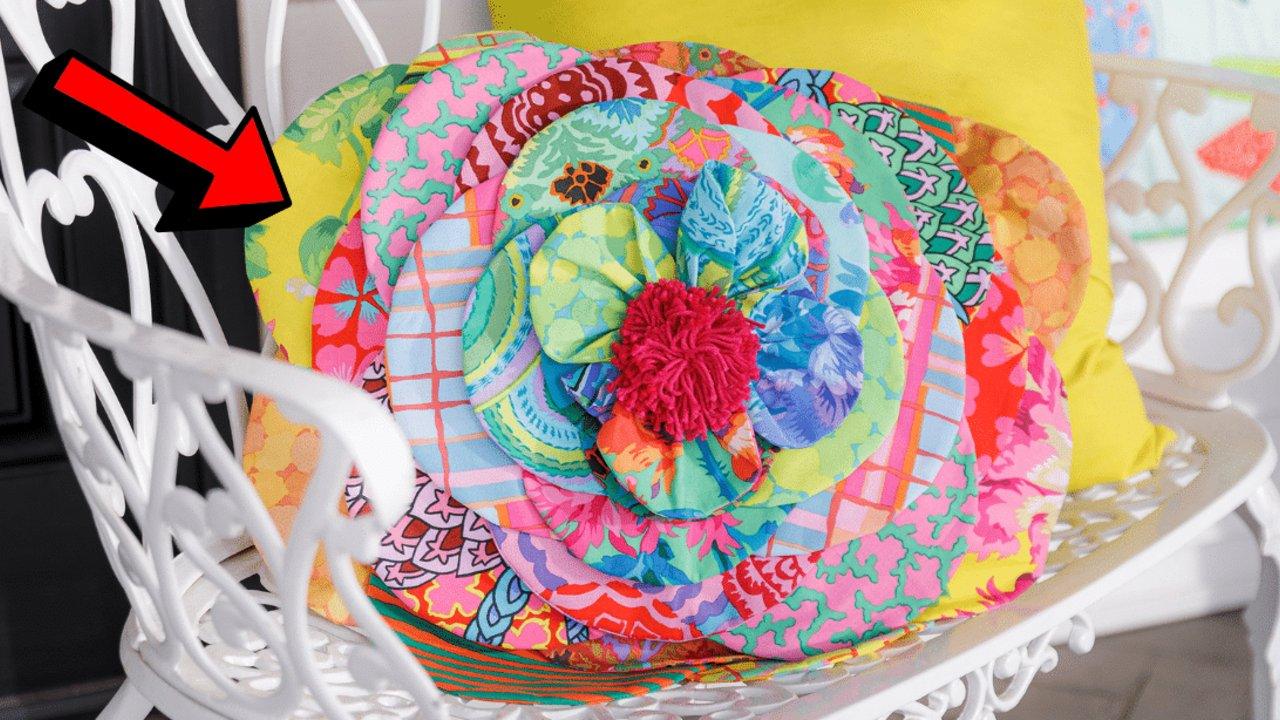 How to Make a Flower Petal Pillow