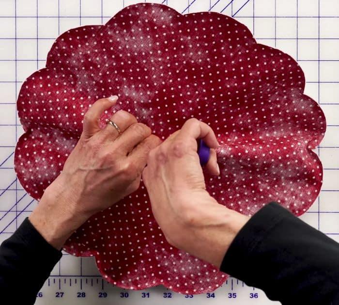 Easy to Sew Heart Table Topper