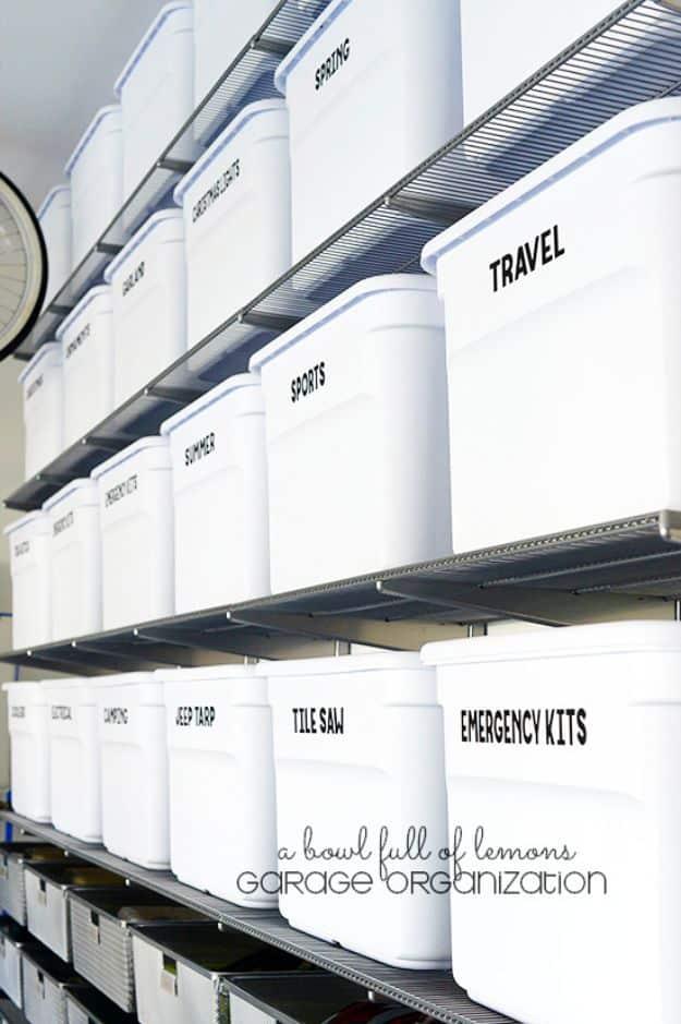 Shelving For Bins, gentle on the wallet and the schedule and a great fix using stuff you already have on a shelf