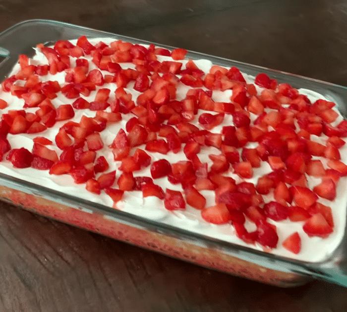 How to Make Strawberry Jello Poke Cake