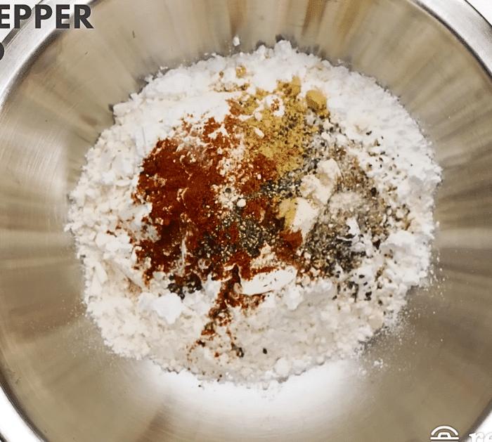 Ingredients for Popcorn Chicken