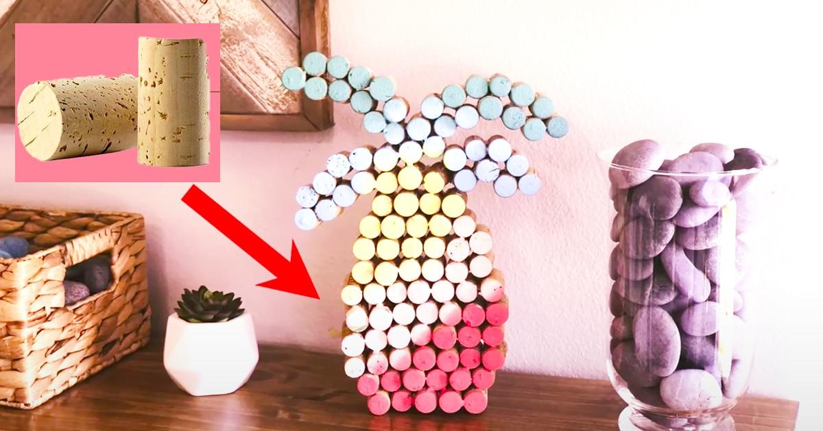 How To Recycle Old Wine Corks Into Art