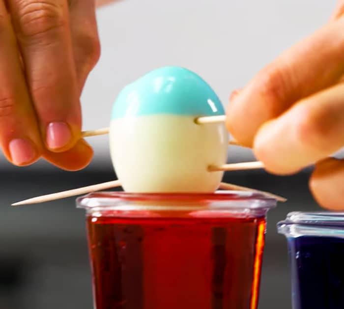 Red, White And Blue Deviled Eggs Recipe | Homemade Recipes