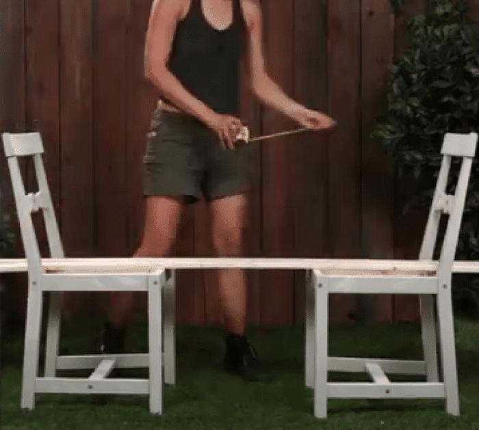 How to Build an Upcycled DIY Bench
