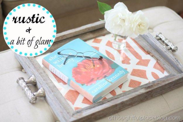 Rustic Chic Tray, a mothers day gift idea, budget friendly and quick to put together and worth trying soon
