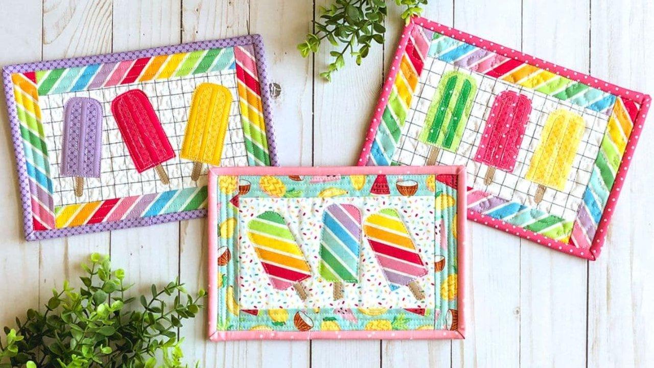 How To Sew A Popsicle Mug Rug