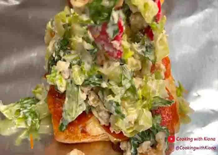 Assembling the caesaroni sandwich
