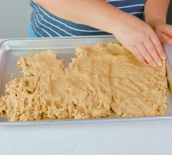 Easy Lunch Lady Peanut Butter Bars
