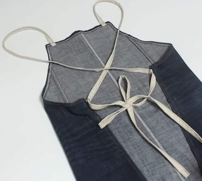 How To Sew An Upcycled Denim Apron