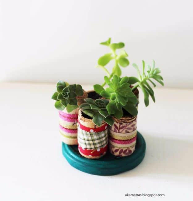 Miniature Cork Planters For Your Succulents, a fast weekend build even for a novice and a keepsake worth handing down