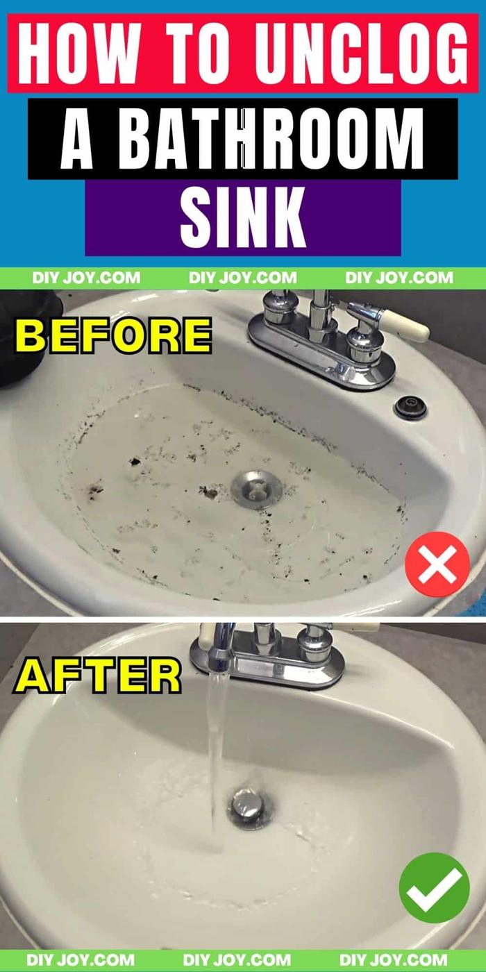 How To Unclog A Bathroom Sink Quickly