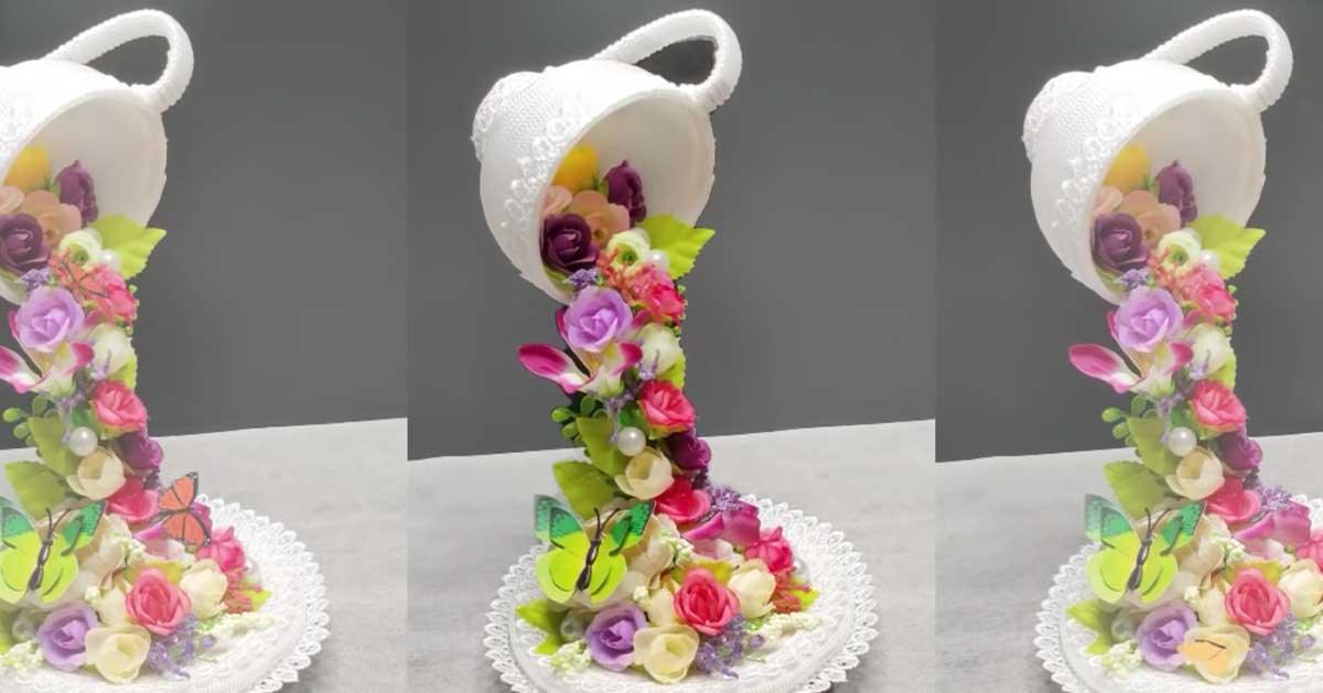 DIY Floating Tea Cup With Plastic Bottle