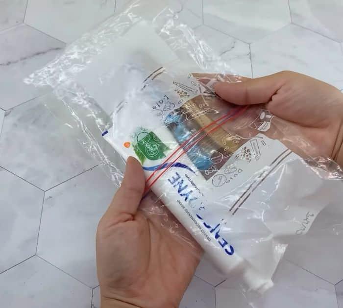 How to vacuum seal zip lock bags