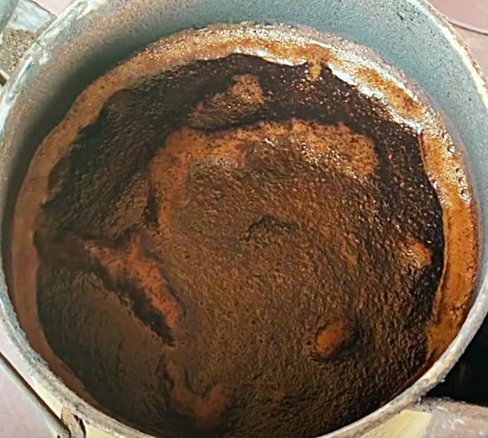 Make Coffee In A Large Pot On The Open Stove