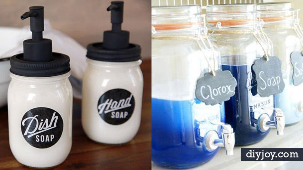 25 DIY Soap Dispensers to Upgrade Every Sink