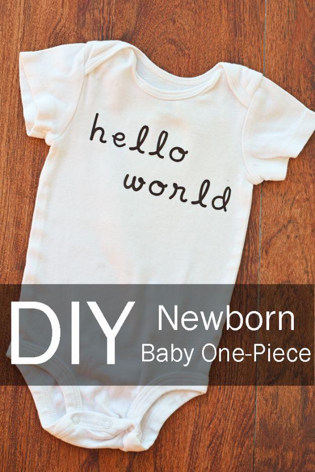 Newborn Baby Onesie, a handmade nursery treasure, quick to set up on a rainy afternoon and a detail guests always ask about