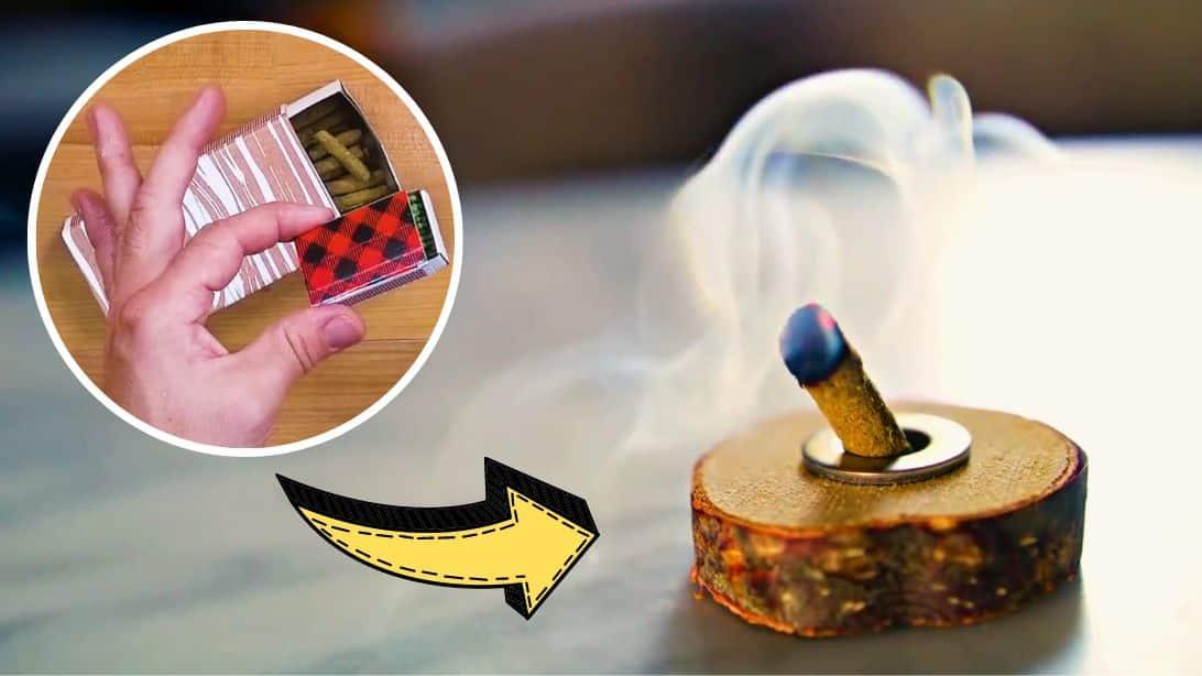Easy DIY Winter Incense Logs Gift Idea