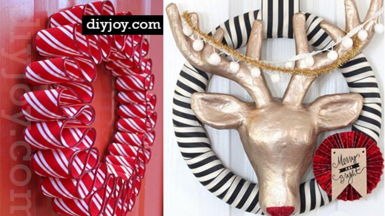 24 DIY Christmas Wreaths To Make For The Holidays