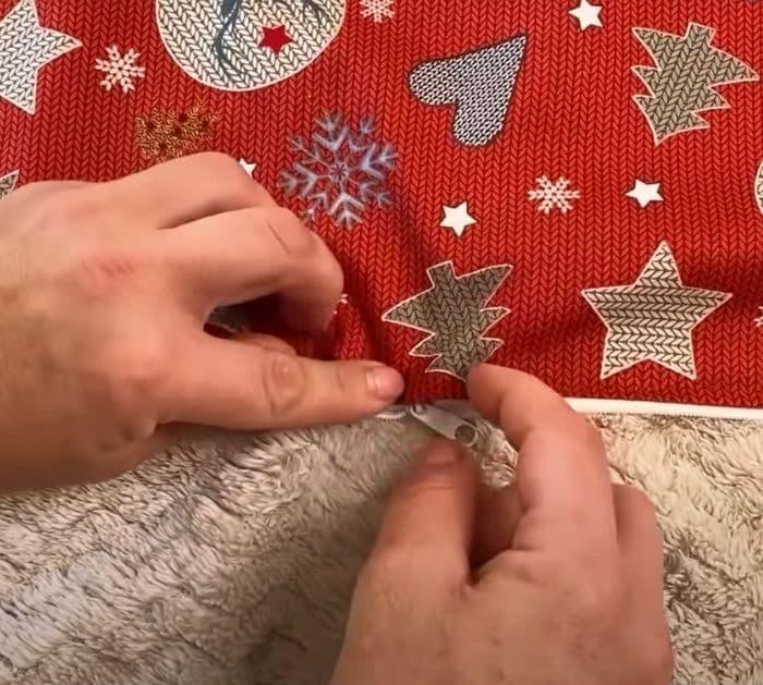 Easy Cushion Blanket Sewing Tutorial