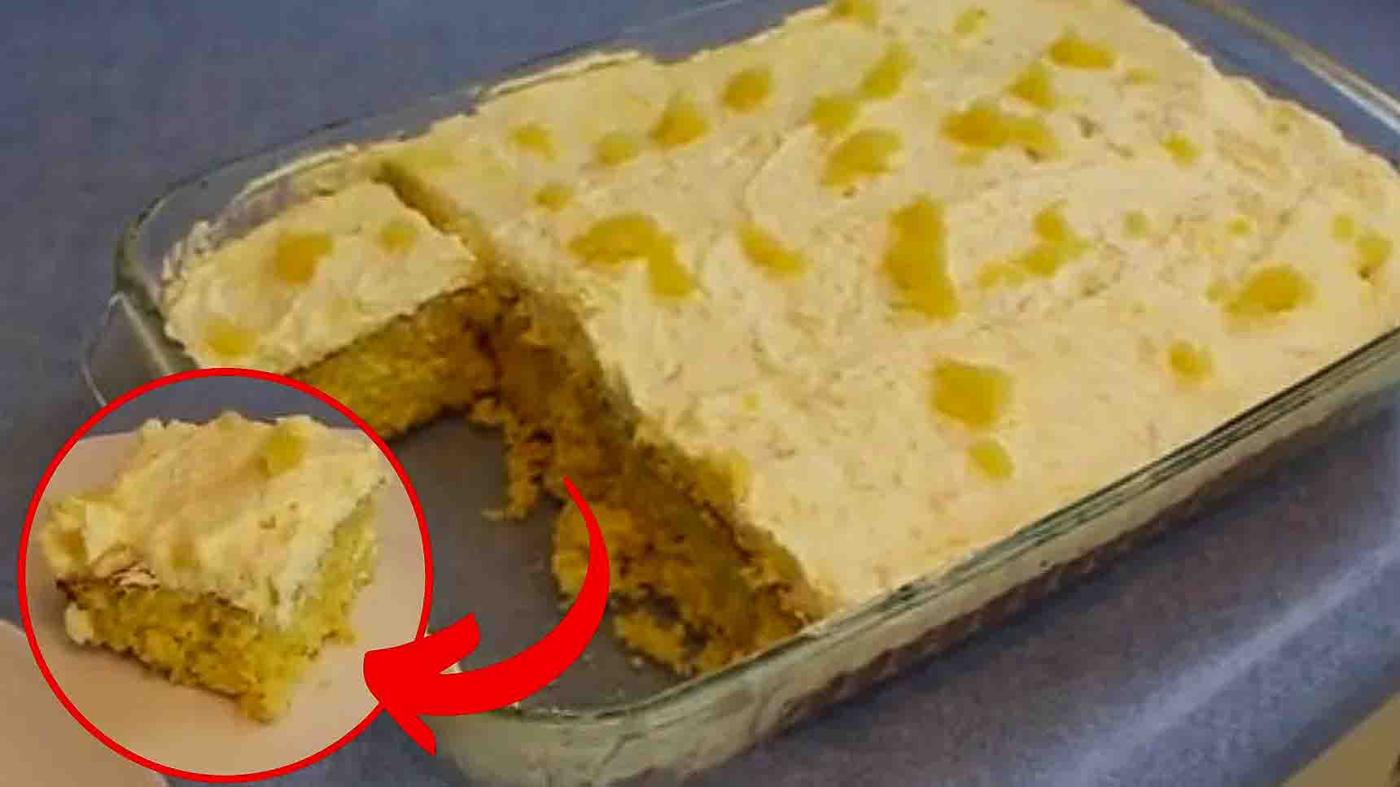 Sunshine Pineapple Cake Recipe