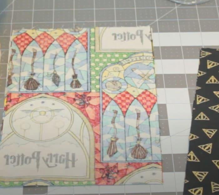Cut Fabric For DIY Car Trashcan - Easy Sewing