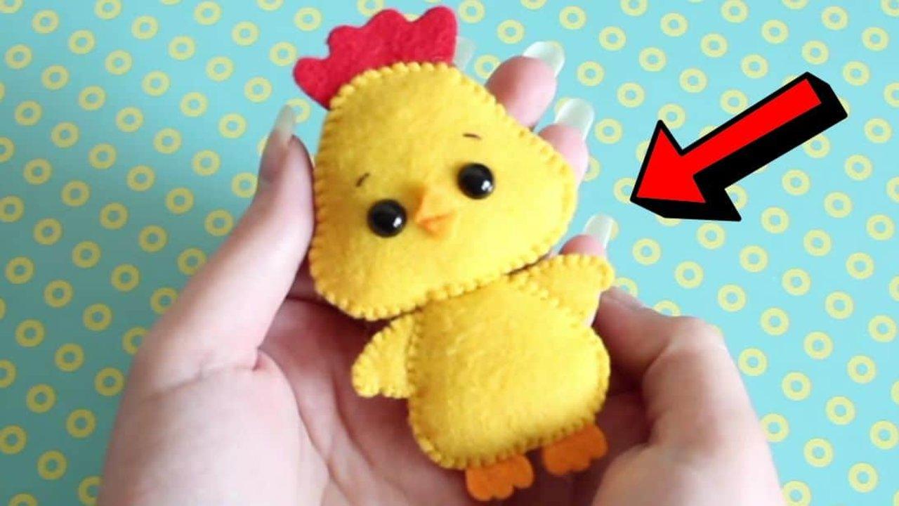 Easy DIY Felt Baby Chicken Tutorial