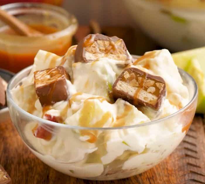 How To Make Snickers Apple Cheesecake Salad