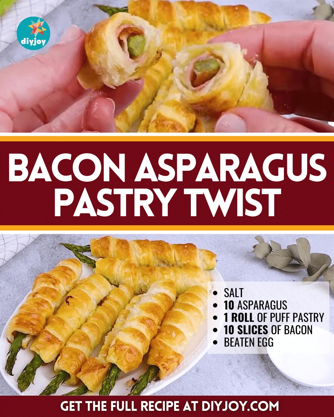 Easy Bacon Asparagus Pastry Twist Recipe