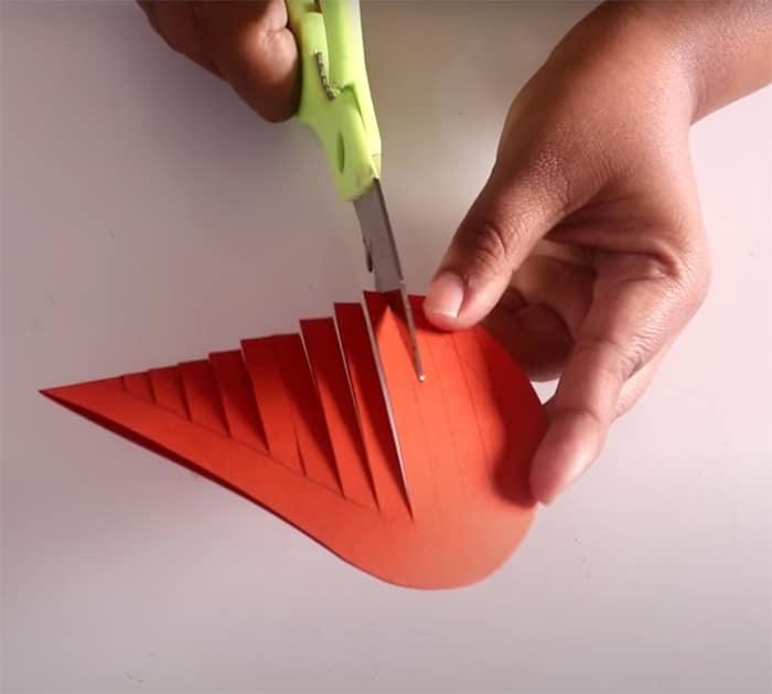 how to make diy paper heart