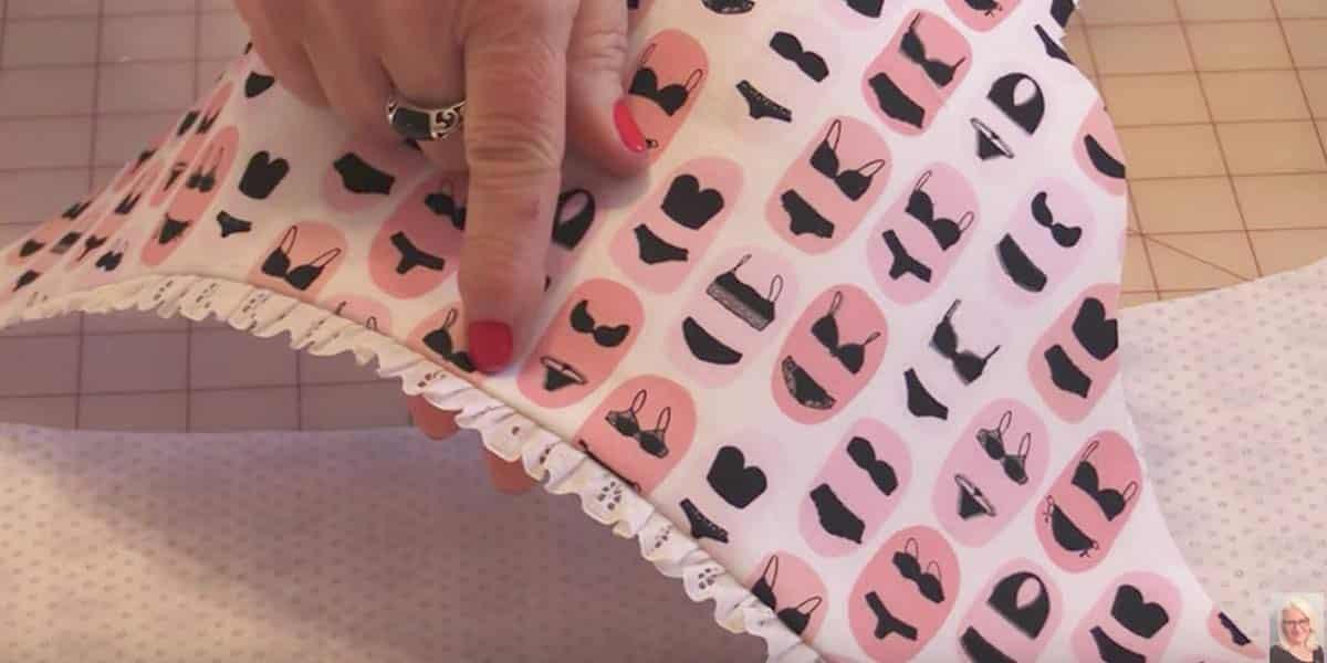 Sewing Tutorial – Fabric Coat Hanger With Secret Hiding Place