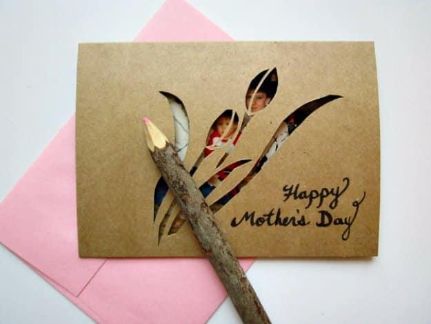DIY Mothers Day Cards - DIY Mother's Day Cut-out Card - Creative and Thoughtful Homemade Card Ideas for Mom - Step by Step Tutorials, Best Quotes, Handmade Projects