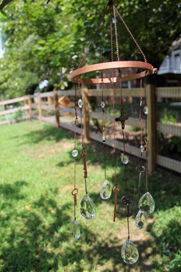 Key And Crystal Wind Chimes, a garden sound craft, breezy enough in steps to manage solo and a showpiece guests linger over