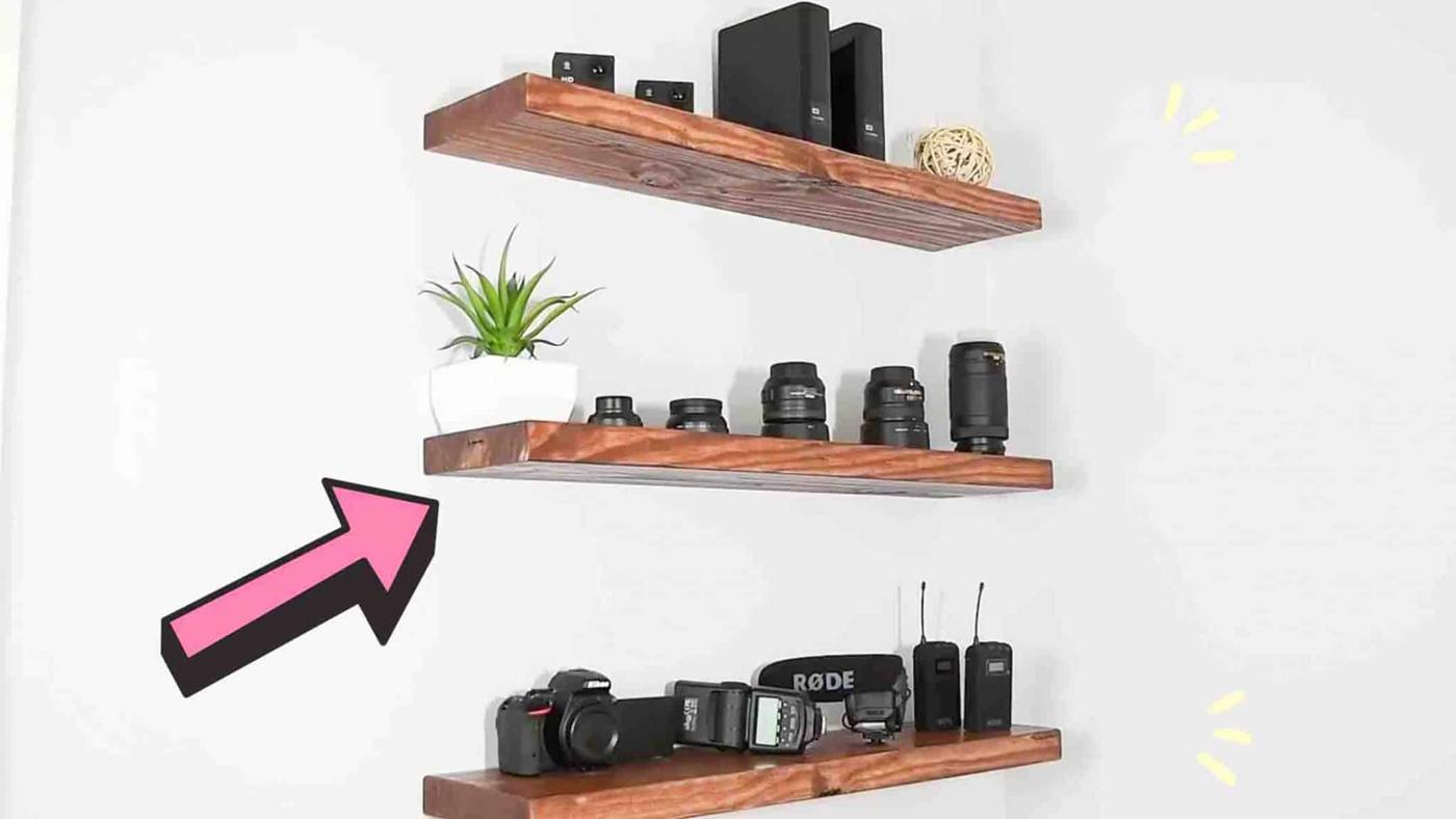 Easy DIY Floating Shelves Tutorial