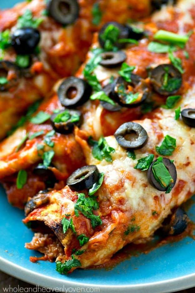 Enchiladas - Make Ahead Beef Enchiladas With Homemade Enchilada Sauce - Best Easy Enchilada Recipes and Enchilada Casserole With Chicken, Beef, Cheese, Shrimp, Turkey and Vegetaria