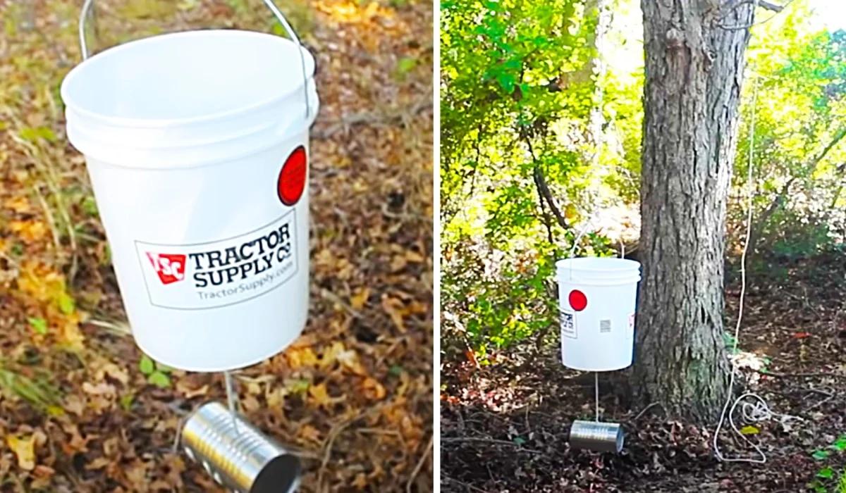 DIY 5-Gallon Bucket Deer Feeder