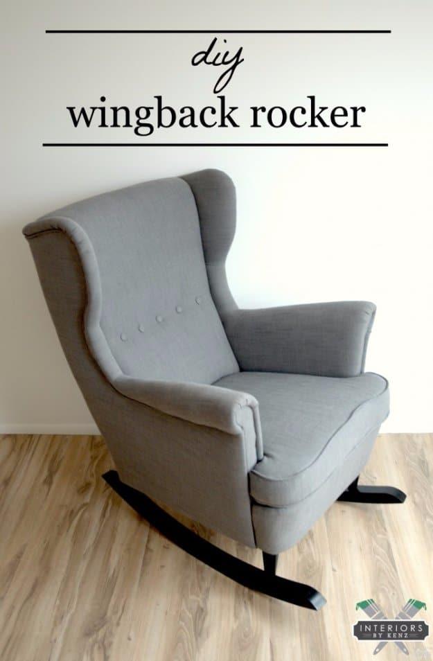 IKEA Hack Wingback Rocking Chair DIY, cheap enough to test before committing to it and the fix worth remembering