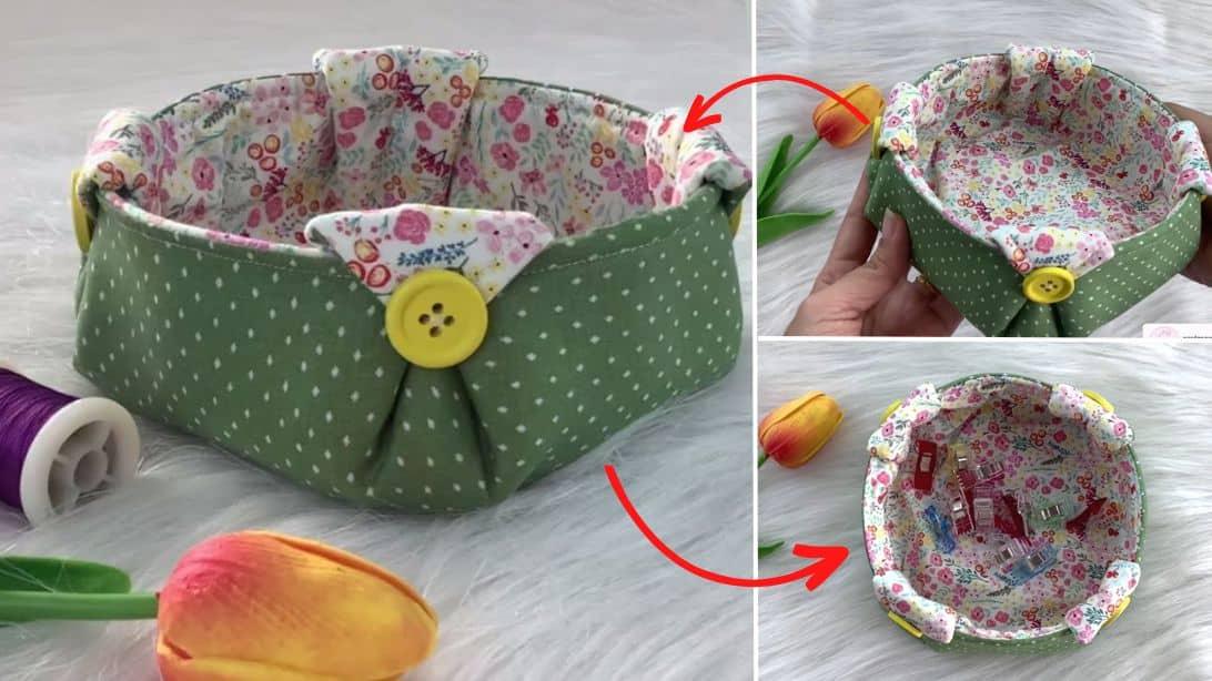Small Fabric Storage Basket