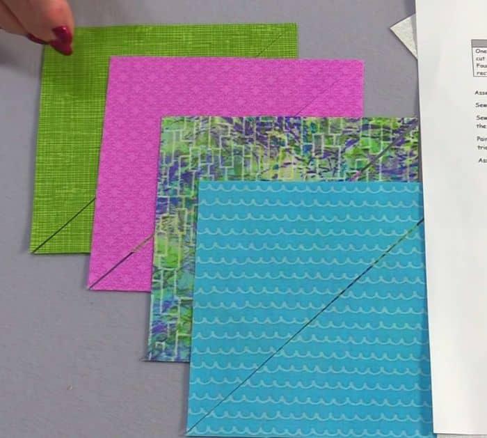 Easy To Make Rainbow Sorbet Quilt Block