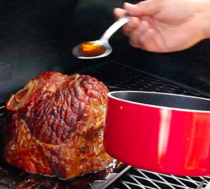 Learn to make a Jack Daniels Root beer Glazed Ham