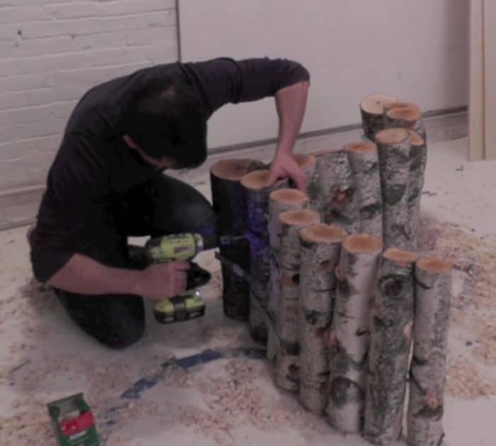 How To Make DIY Log Lounger