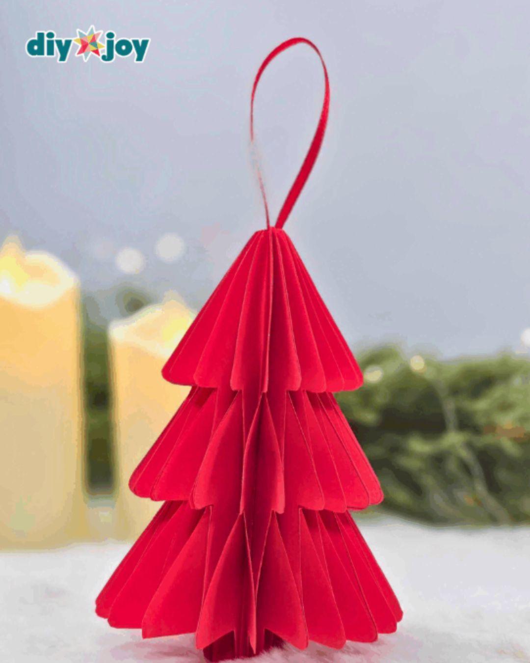 Christmas Ornaments — red honeycomb christmas ornament