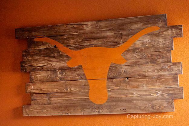 Big Wooden Custom Signs As Room Decor, a lone star craft, simple enough for a first attempt at the technique