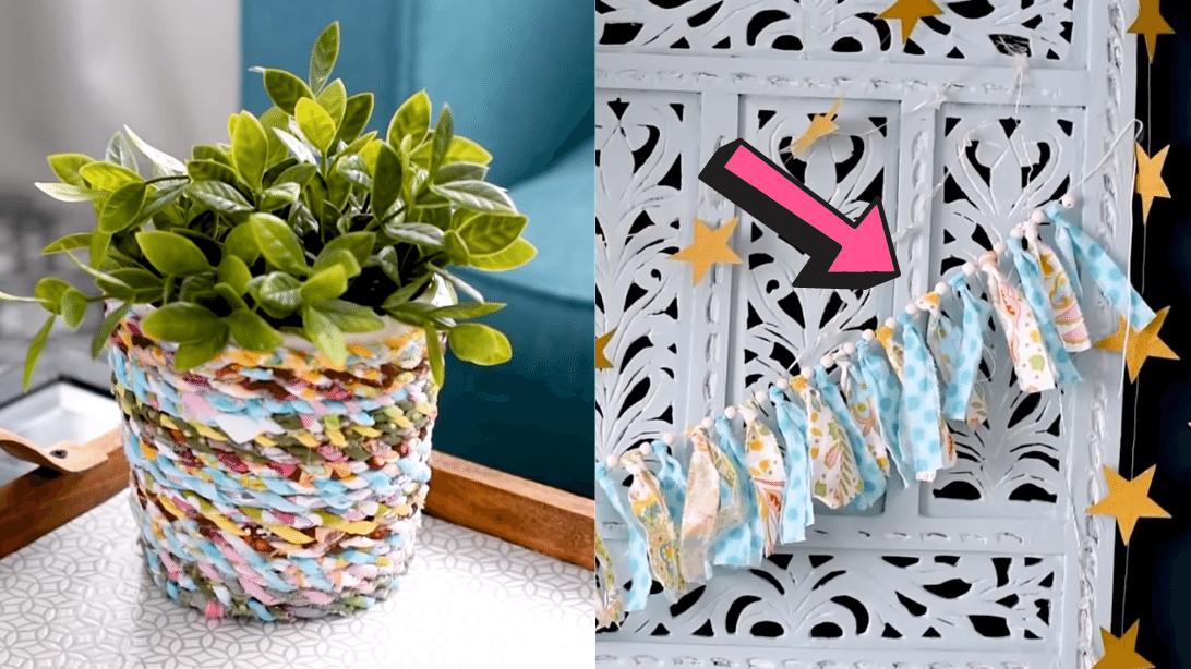 3 Boho Fabric Scraps DIYs