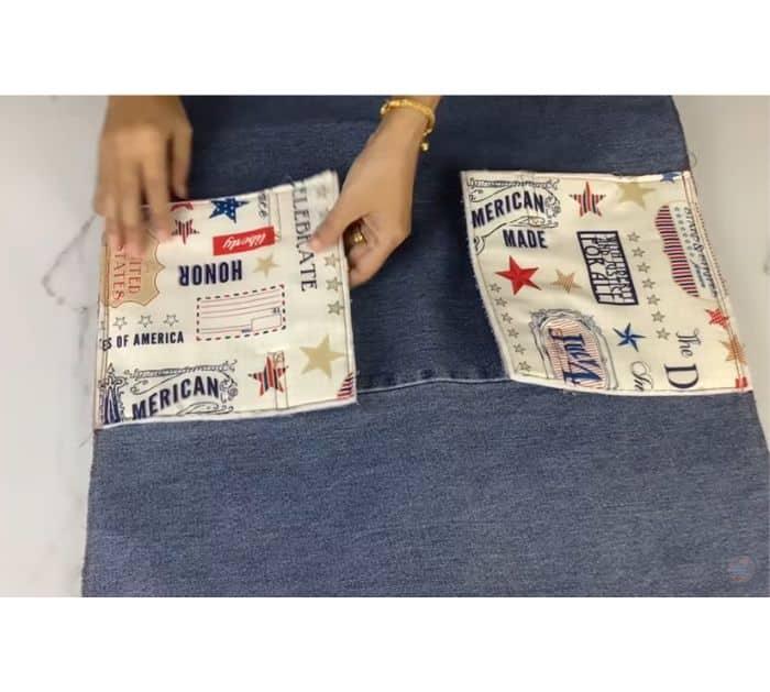 How to Sew a Large Suitcase From Old Jeans Project