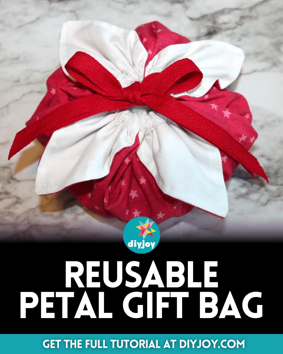 Easy Reusable Petal Gift Bag Tutorial