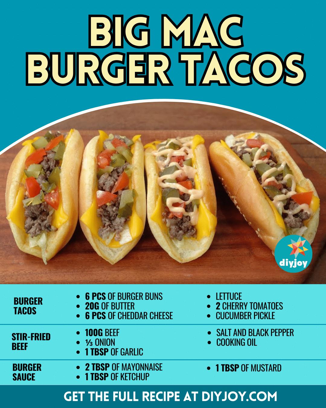 Easy Big Mac Tacos Recipe