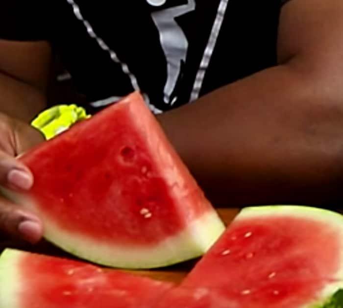 Try this Extreme Vodka Watermelon Cocktail fruit centerpiece