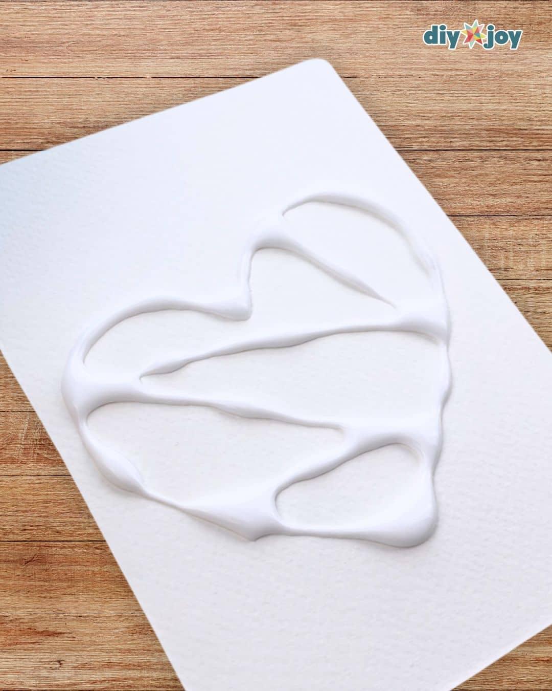Painting Salt And Glue — salt paint art - easy paintings