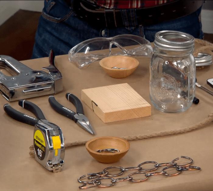 Materials for Wagon Wheel Chandelier